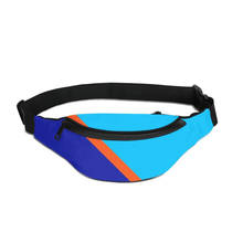 Contraste de Color Running cintura bolsa hombres imprime tu propio diseño Hip Belt riñonera Mujer Teléfono cremallera bolsa Unisex pecho 2024 - compra barato