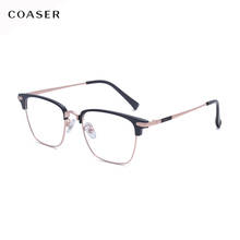 Titanium Glasses Frame Men Fashion Wide Optical Eyeglasses Frames Super Lighter Vintage Glasses Myopia Prescription Eyewear 2024 - buy cheap