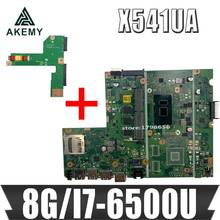 Akemy Novo! Para For Asus X541UA X541UAK X541UVK X541UJ X541UV X541U F541U R541U motherboard laptop motherboard W/ 8GB RAM I7-6500U 2024 - compre barato