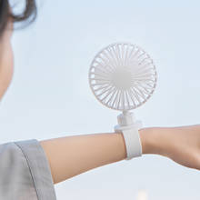 2021 New Portable Watch Fan Universal Adjustable Mini Fan 2000mAh Built-in Battery Summer Aromatherapy Cooling Fan F36 2024 - buy cheap
