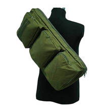 Военный винтовочный рюкзак 60 см, тактический пистолет, сумка, чехол, страйкбол, сумка на плечо, для спорта на открытом воздухе, охотничьи принадлежности, сумка для Походов, Кемпинга 2024 - купить недорого