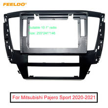 FEELDO Car Audio Radio 2DIN Fascia Frame Adapter For Mitsubishi Pajero 10.1" Big Screen Dash Fitting Panel Frame Kit 2024 - buy cheap