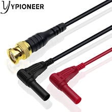 YPioneer P1066 Gold plated Copper BNC Male Plug to 4mm Right Angle Banana Plug Test Lead for Oscilloscope Testing 2024 - buy cheap