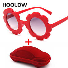 HOOLDW Kids Sunglasses Round Flower Children Sun Glasses For Boys Girls Birthday Gift Baby Outdoors Travel UV400 Goggles Glasses 2024 - buy cheap