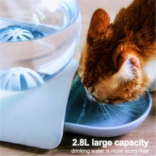 2.8L автоматическая кормушка для кошек и собак, фонтан, пузырьковый автоматический водный фонтан для кошек, большая Питьевая чаша для кошек и домашних животных, диспенсер для воды 2024 - купить недорого