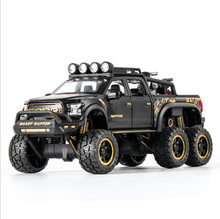 1:32 Raptor F150 Big Wheel Alloy diecasts & toy Car Model With Sound/Light/Pull-back Car Toys For Children Kids Xmas Gifts 2024 - buy cheap