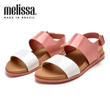 Melissa sandália básica original feminina, sandália plana melissa adulto para mulheres, geleia sapatos antiderrapante 2020 2024 - compre barato