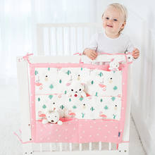 Muslin Tree Bed Hanging Storage Bag Baby Cot Bed Brand Baby Cotton Crib Organizer 60*50cm Toy Diaper Pocket for Crib Bedding Set 2024 - buy cheap