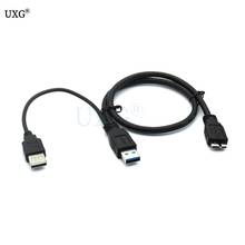 HDD USB 3.0 Type A to Micro B Y Cable USB3.0 Data Cord For External Mobile Hard Drive Disk Data Cables 2024 - buy cheap