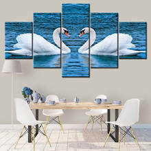 5 unids/set 5d Diy diamante pintura amante Animal mosaico cisne blanco parejas decoración bordado diamante completo Taladro 2024 - compra barato