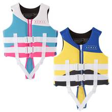 Children's professional life jacket snorkeling small vest belt cross belt protection life vest swimming safety swimsuit neoprene 2024 - buy cheap