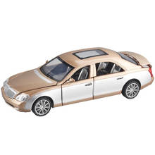 1:32 HX Toy Car Maybach Extended edition Metal Toy Alloy Car Diecasts & Toy Vehicles Car Model light sound Toys For Children 2024 - buy cheap