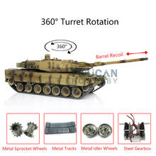 Heng longo 1/16 tk7.0 tanque rc leopard2a6 3889 w/360 °, tambor de torre 2024 - compre barato