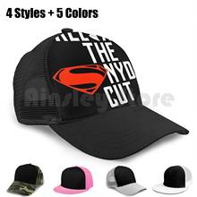 Release The Snyder Cut Baseball Cap Adjustable Snapback Hats Hip Hop Zack Snyder Justice Bat Superhero Comic Book Movie 2024 - buy cheap