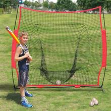 Portable Durable 7 x 7 foot Softball Baseball Practice Net with Bow Frame Carrying Bag Outdoor Softball Training Net 2024 - buy cheap