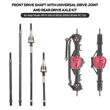 Newest Front Drive Shaft with Universal Drive Joint and Rear Drive Axle Kit for Axial Wraith RR10 90018 90020 90045 90048 RC Car 2024 - buy cheap