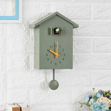 20x25cm Cuckoo Quartz Wall Clock Modern Bird Hanging Watch Decoration Alarm Clocks Home Living Room Bird Timer Pendulum Clocks 2024 - buy cheap