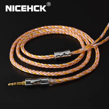 NICEHCK C16-2 16 Core Copper Silver Mixed Cable 2.5/3.5/4.4mm Plug MMCX/2Pin/QDC/NX7 For TFZ C12 V90 BL-03 2024 - buy cheap