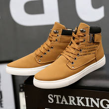 Sapatos de salto plano sapatos masculinos outono inverno botas de tornozelo masculino botas de neve casual estilo britânico sapatos de lona masculinos botas de cowboy para homem 2024 - compre barato