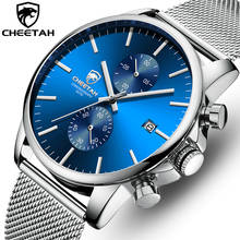 2020 CHEETAH Luxury Brand Men Watch Business Steel Men's Watches Waterproof Quartz Sport Wrist Male Clock Relogio Masculino 2024 - buy cheap