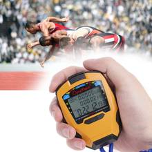 Cronômetro profissional digital, contador temporizador profissional de 100 voltas em 1/1000 segundos para esporte 2024 - compre barato