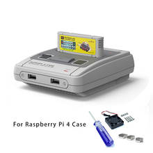 Чехол Retroflag SUPERPi чехол-J Game для Raspberry Pi 3B Plus (3B +)/ Raspberry Pi4, безопасное отключение и сброс, игровые аксессуары 2024 - купить недорого