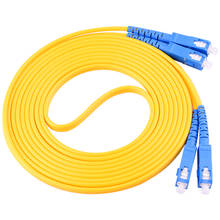 Free Shipping 5M 10M 15M-50 Meters SC/UPC - SC/UPC Fiber Patch Cord FTTH Fiber Cable Duplex Single Mode 2024 - buy cheap