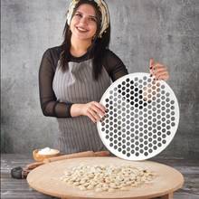 Prensa de masa de cocina, molde para hacer raviolis, molde para hacer dumplings DIY, molde para Pelmeni, prensa para Pasta, 200 agujeros 2024 - compra barato