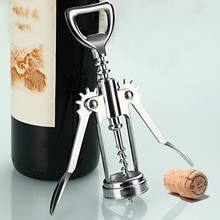1pcs Stainless Steel Bottle Opener Wine Openers Metal Red Wine Handle Corkscrew Cork Out Tool 2024 - buy cheap
