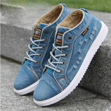 Spring Breathable Men's High-Top Canvas Shoes Men's Korean Style Trendy Shoes Non-Slip All-match Casual Sports Shoes Men's Shoes 2024 - buy cheap