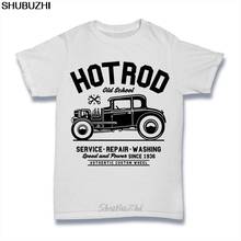 Hotrod camiseta homens vintage, camiseta dos desenhos animados para homens, nova moda unissex sbz3145, serviço escolar 2024 - compre barato