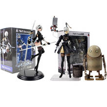 NieR Automata Figure Toy YoRHa 2B No. 2 Type B and Friedrich Machine Lifeform with Sword Collectible Model Toy 2024 - buy cheap