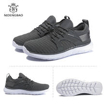 Sapatilhas masculinas sapatos casuais de malha respirável sapatos de caminhada masculino tenis masculino zapatillas hombre 2024 - compre barato