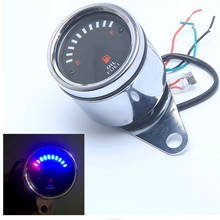 Universal Motorcycle Fuel Level Oil Gauge Meter 12V 65mm with LED Backlight 2024 - buy cheap
