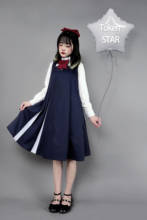 Vestido vintage de estilo universitario para niña, uniforme de lolita JK Irregular, vestido de princesa para fiesta de té, dulce lolita, kawaii, gótico, lolita jsk 2024 - compra barato