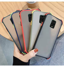 For Xiaomi Redmi Note 9S Case Hard PC Transparent Matte shockproof Protective Back Cover case for xiaomi redmi note 9 pro max 2024 - buy cheap