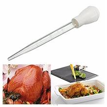 Gotejador de óleo para cozinha, 30 ml, para cozinhar tubo de peru, churrasco, tubo transparente, acessórios de alimentos, seringa de frango s8g9 2024 - compre barato