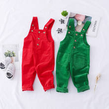 Spring Autumn Toddler Baby Overalls Pants Casual Infant Corduroy Jumpsuit Girls Boys Toddler Straight Trousers Rompers 6M-3T 2024 - buy cheap
