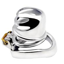 Small large stainless steel cage Bird Chastity Device metal penis lock cock ring slave bondage restraint BDSM sex toy for men 2024 - buy cheap