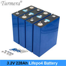 Batería Lifepo4 de 3,2 V, 228Ah, 12V, 24V, 228AH, paquete de batería recargable para sistema de almacenamiento de energía Solar, coche eléctrico, RV, NoTax, Turmera 2024 - compra barato