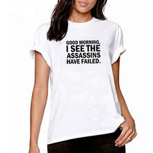 Camiseta de algodón de manga corta para mujer, con cuello redondo ropa holgada, informal 2024 - compra barato