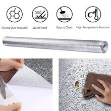 Kitchen Aluminum Oil Proof Waterproof Sticker Self-Adhesive Backsplash Heat Kitchen Wallpaper 40*100CM/40*200CM/40*300CM 2024 - buy cheap