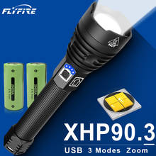 400000 lumen xhp90.3 most powerful led flashlight 18650 26650 usb torch xhp90 xhp70 xhp50 rechargeable lantern Tactical hunting 2024 - buy cheap