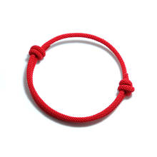 Minimalist Lucky Rope Bracelet Red Handmade Adjustable Braclet For Hombre Femme Best Friend Braslet Cool Biker Jewelry Pulseira 2024 - buy cheap