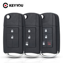 KEYYOU-carcasa de llave remota modificada para coche, 10 piezas, 2/3/4 botones, reemplazo para TOYOTA Reiz, Corolla, Camry, RAV4, Fob, TOY43 2024 - compra barato