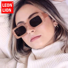 Leonlion-óculos de sol unissex, quadrado, retrô, leopardo, luxo, marca, designer, 2021 2024 - compre barato