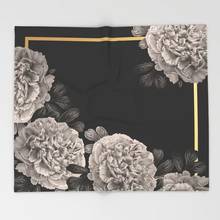 Cobertor de flanela 3d florido em um inverno, cobertor para cama, lançamento em lã, colcha engraçada de pelúcia 2024 - compre barato
