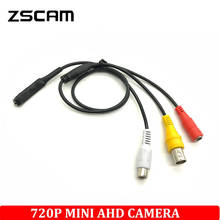 ZSCAM-minicámara de seguridad 720P HD 1.0MP, AHD, 940NM, luz Invisible, visión nocturna IR, cámara de vigilancia CCTV con cable para el hogar 2024 - compra barato
