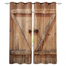 Porta de madeira prego sinal retro tratamentos janela cortinas valance janela cortinas do quarto dos miúdos decoração 2024 - compre barato