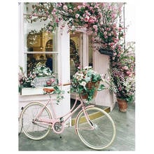 Dpsprue Full 5D DIY Square/Round Drill Diamond Painting "Flower Bike" Diamond Embroidery Cross Stitch 3D Decor Gift DF056 2024 - buy cheap